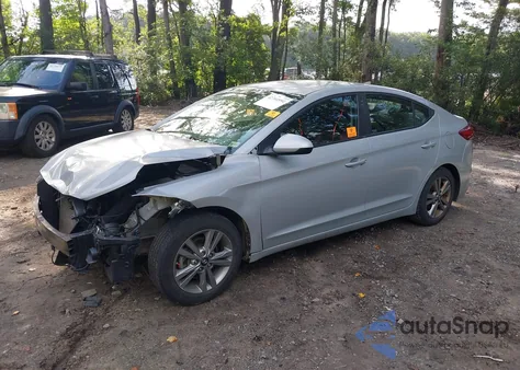 2018 Hyundai Elantra Sel из США, поврежденный, VIN KMHD84LF0JU510324